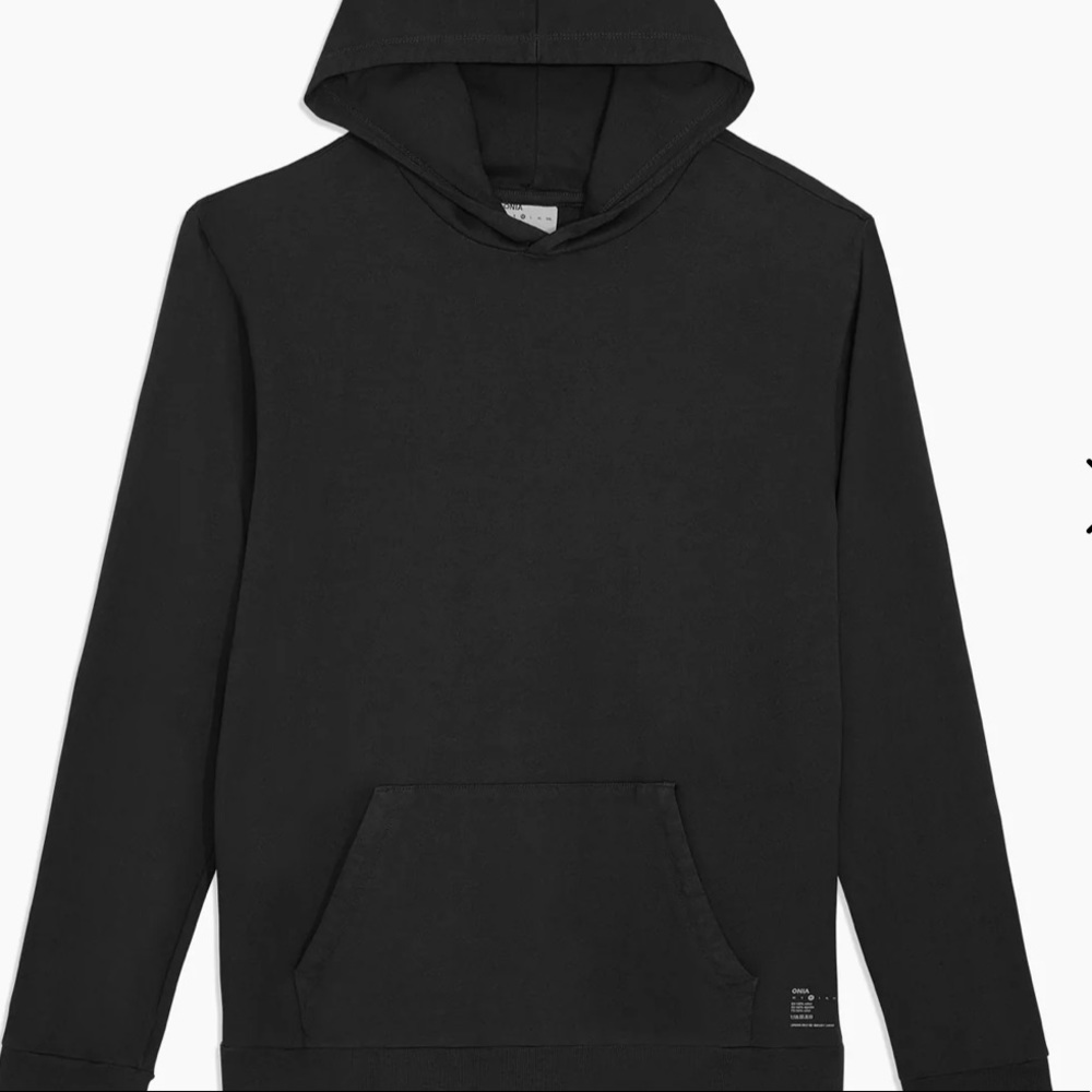 Onia Mens Garment Dye Pullover Hoodie - Brand New with Tags